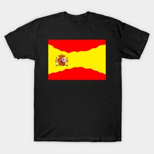 Curving Spanish flag T-Shirt